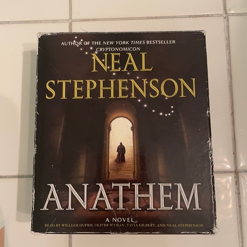 Anathem Audio book by Neal Stephenson  34 hours